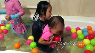 Et des balles bain couleur amusement amusement piscine Gelli Baff jouets bain intrigante balle lifiatubehd