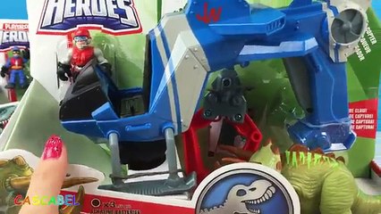 VEHICULO 4X4 DINO RASTREADOR MUNDO JURASICO PLAYSKOOL HEROES JURASSIC WORLD PLAYSET PLAYDOH