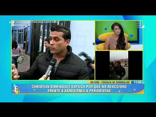 Christian Domínguez da insólita respuesta en vivo y Jazmín Pinedo hace tremenda comparación