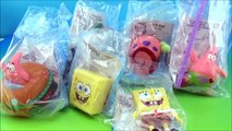 2004 SPONGEBOB SQUAREPANTS THE MOVIE SET OF 12 BURGER KING KIDS MEAL TOYS VIDEO REVIEW