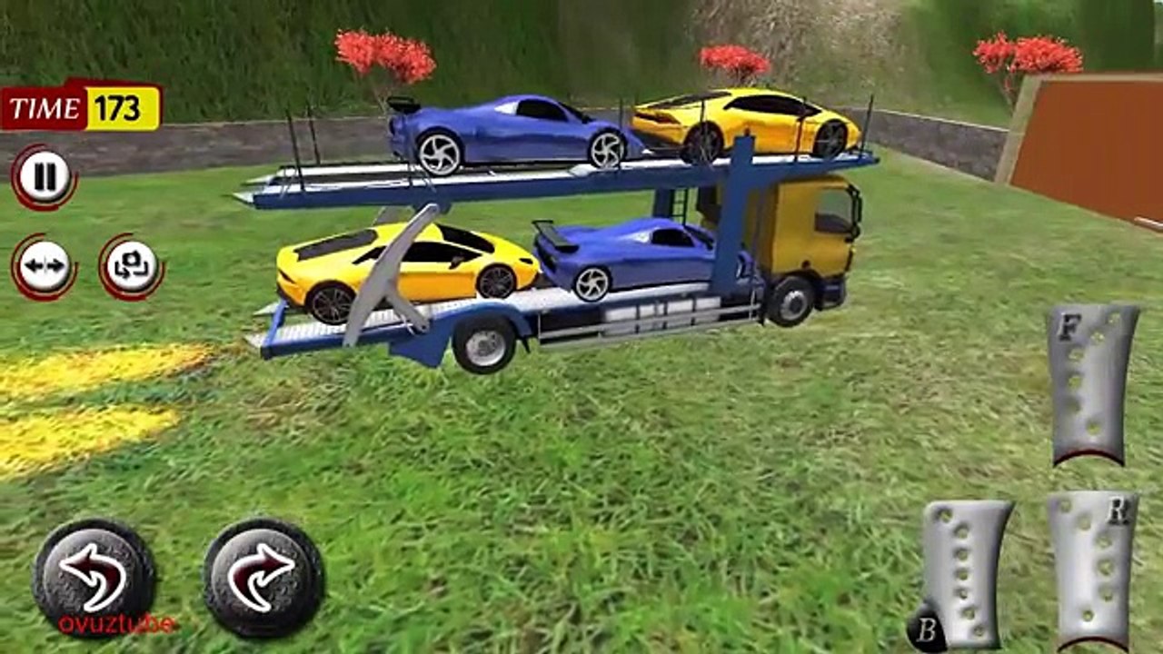 araba taşıma oyunu kamyona araba yükle ve taşı