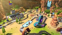 Disney Pixar Cars 2 Screen Race Neon Tuner VS World Grand Prix | Cars Fast as Lightning