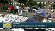 Ecuador: familiares de desaparecidos exigen respuestas sobre sus casos