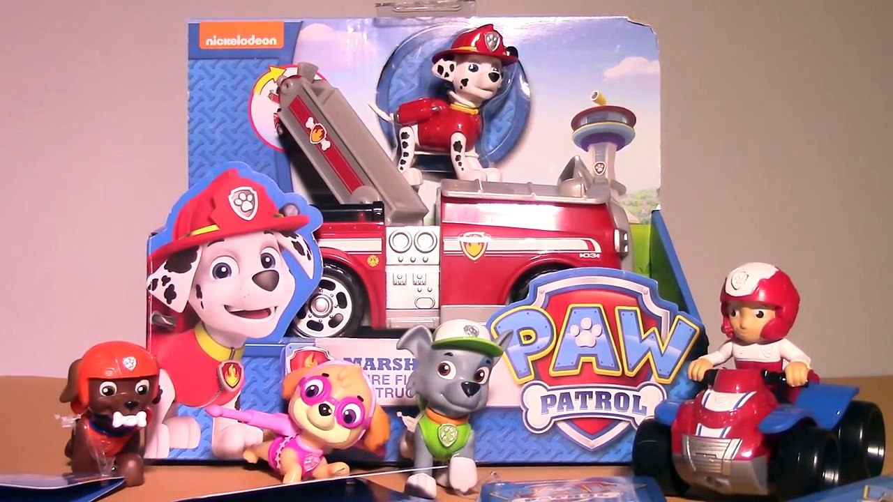 Paw Patrol Toys Full Episodes in English Nick jr Ryder Marshall Rubble Rocky Skye Zuma Chase