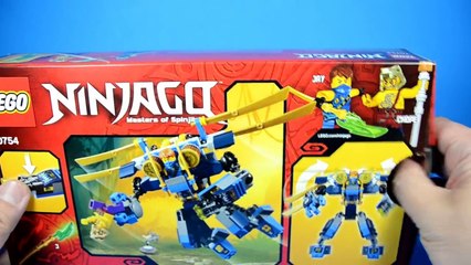 LEGO NINJAGO 70754 Jays ElectroMech and 70500 Kais Fire Mech