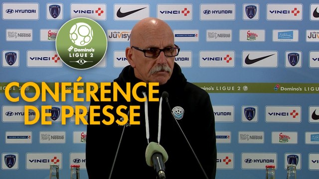 Conférence de presse Paris FC - Tours FC (2-0) : Fabien MERCADAL (PFC) - Gilbert ZOONEKYND (TOURS) - 2017/2018