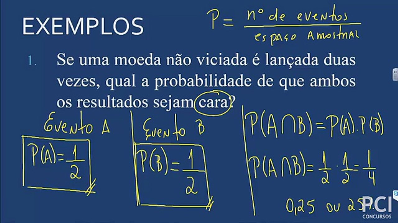 Probabilidade II - Dois Eventos