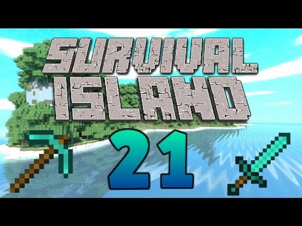 Caving For Materials! - (Minecraft Survival Island) - Episode 21