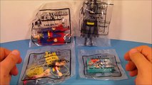 2007 DC JUSTICE LEAGUE UNLIMITED SET OF 4 HARDEES COOL KIDS TOYS VIDEO REVIEW
