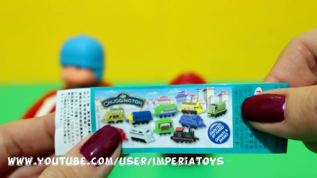 POCOYO! Surprise Eggs Chuggington Kinder Surprise Zaini Chocolate Surprise Eggs
