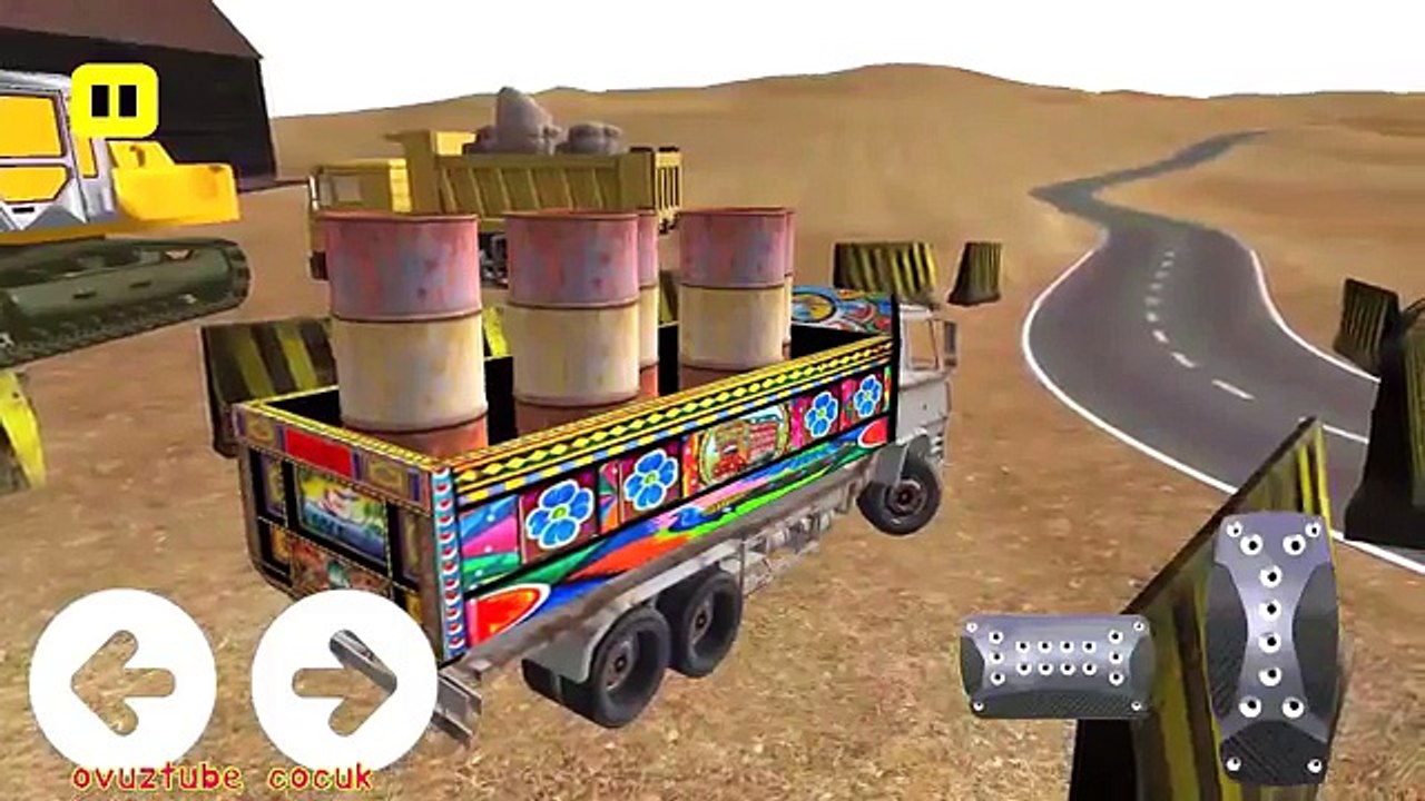 kamyon oyun çizgi filmi kamyonu sürmek