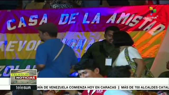 Arreaza condena en Caracas guerra económica contra Venezuela