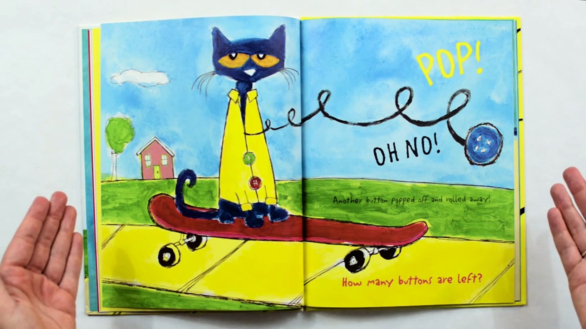 Pete the Cat and His Four Groovy Buttons By Eric Litwin - Books for kids  read aloud! - video Dailymotion