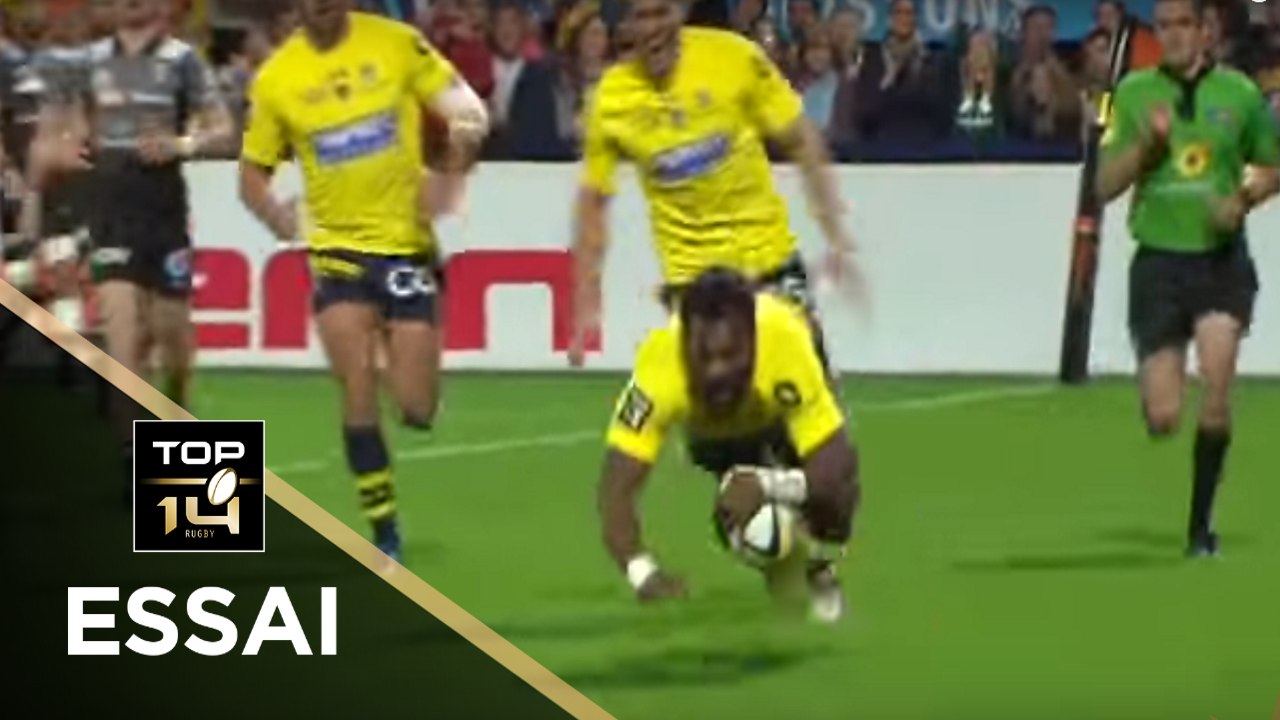TOP 14 - Essai Alivereti RAKA 1 (ASM) - Clermont - Brive - J4 - Saison 2017/2018