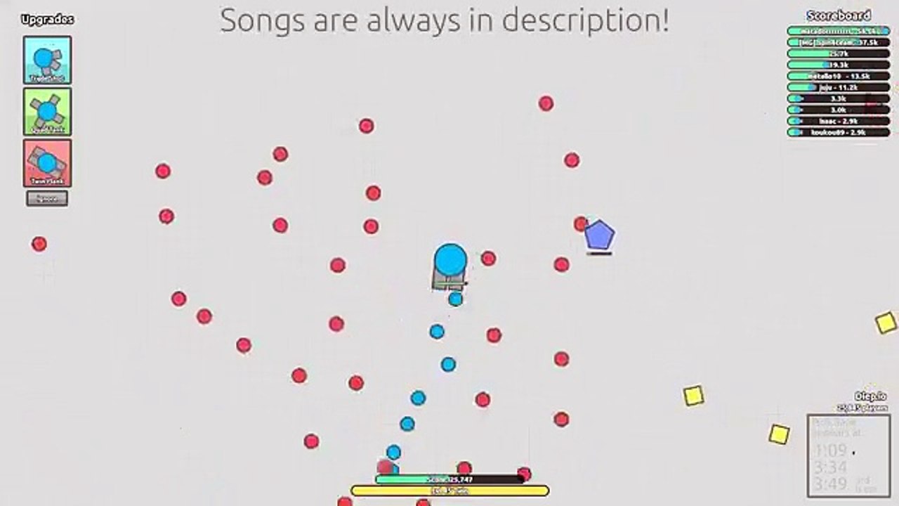 Diep.io Secret Update - Huge Pink Spawner Tank & Necromancer Mothership Summoner