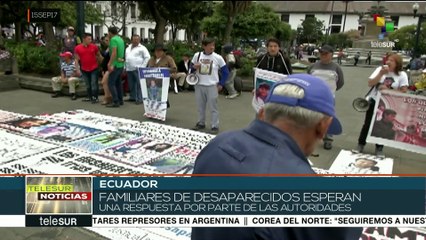 Exigen en Ecuador justicia para personas víctimas de desaparición