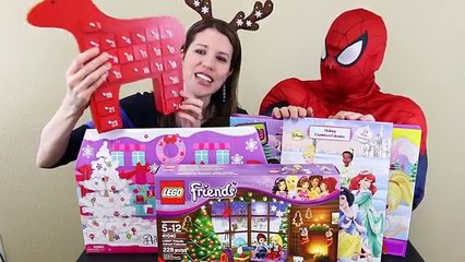 Avènement calendriers journées amis gelé de de poche déballage Elsa barbie polly lego shopkins 24