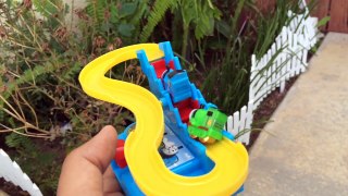Thomas and Friends Toy Train Percy Thomas Disney Cars Play Doh Egg Surprise