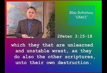 Bible Word Definitions Part 06 of 12 Grace