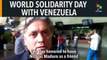 Alejandro Navarro from the World Solidarity Day with Venezuela Event