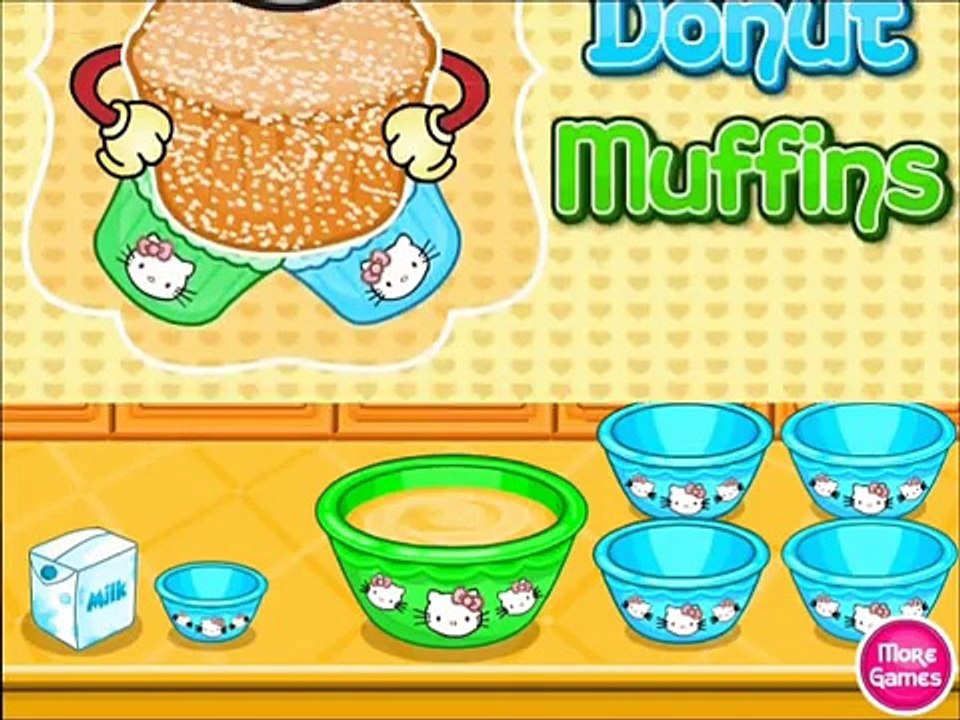 Hello Kitty Donut Muffins gameplay-the most delicious cooking game