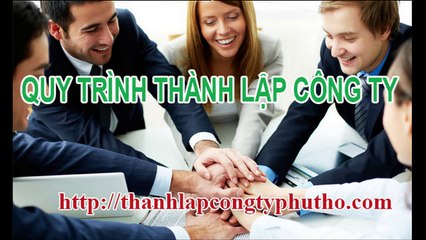 Thành lập công ty tại Phú Thọ