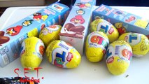 8 Surprise Egg Unboxing, Angry Birds Toys Nestle Surprise Toto Angry Birds