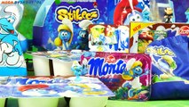Smerfne Przysmaki - Smerfy: Stikeez Lidl & Monte & Haribo & Mlekołaki - Bajki dla dzieci i unboxing