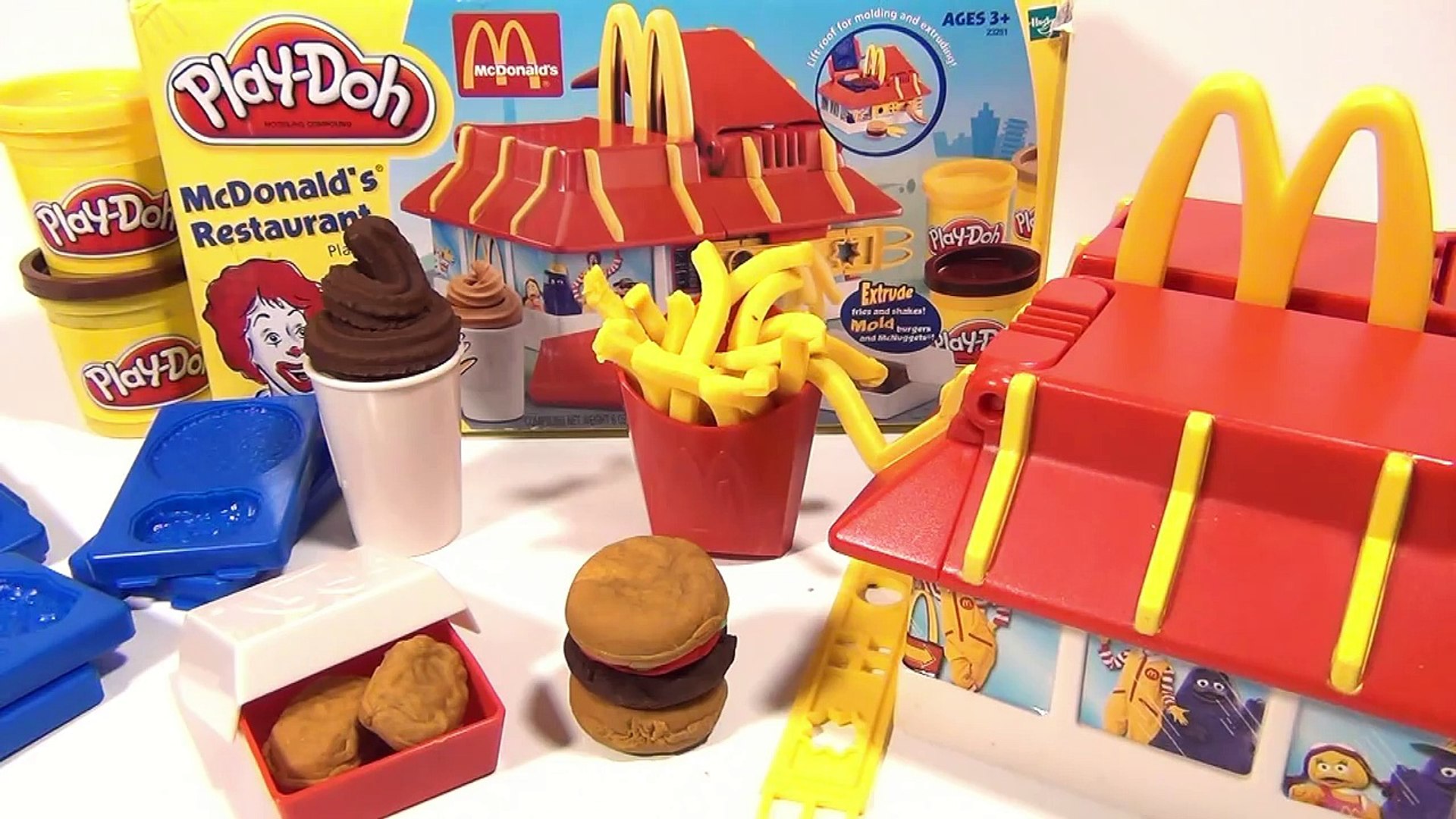 Play-Doh McDonalds Restaurant Playset (making food), 2005 Hasbro - Video 2  of 2 - video Dailymotion