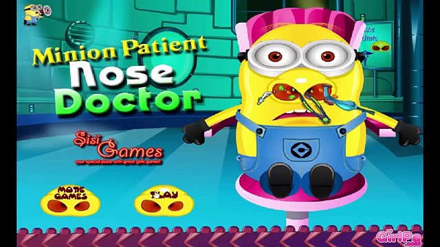 Minion Patient Nose Doctor - Minion Games For Kids