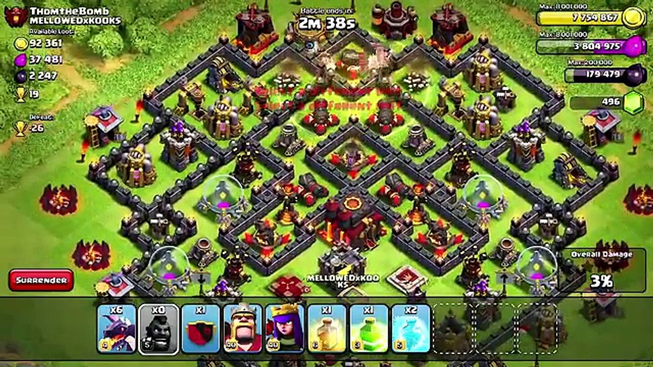 Clash Of Clans DRAGONS & HOG RIDERS (Dragon riders)