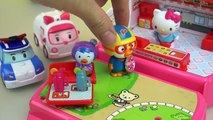 Sand ground and Hello Kitty baby doll with Surprise eggs toys play