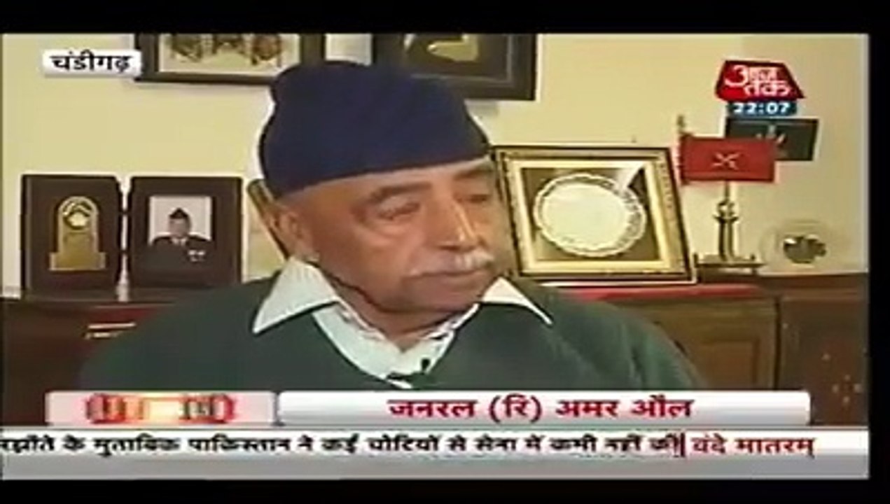 Indian Army General talking about Kargil war