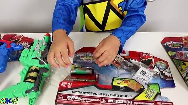 Charger édition amusement amusement limité puissance jouets déballage rangers dino super t rex morpher ckn