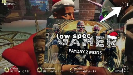 Super low Payday 2 config file, FPS Boost on low end PCs (Intel Celeron + IntelHD)