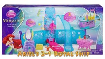 The Little Mermaid - Ariels 2-in-1 Royal Ship - Disney Toys Unboxing Video