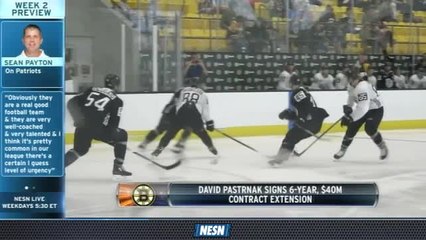 NESN Sports Today: David Pastrnak Excited To Be Back With Bruins
