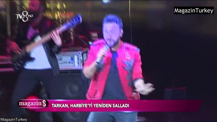 لقاء مع بوراك اوزجفيت وفهرية أفجين في حفل المغني تاركان