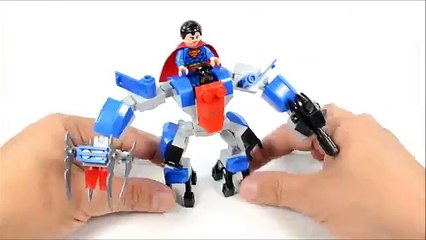 Superman Anti-Kryptonite & Spider-Man Anti-Venom Mech Suits LEGO KnockOff Building Sets