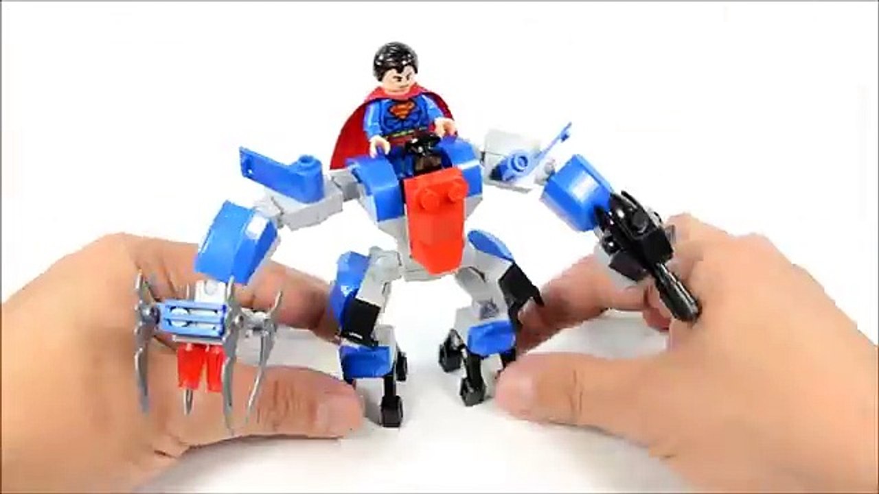 Superman Anti-Kryptonite & Spider-Man Anti-Venom Mech Suits LEGO KnockOff Building Sets