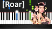 Katy Perry - Roar Piano Cover with Lyrics -- Synthesia Music Lesson - YouTube