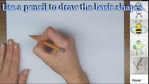 Drawing: How To Draw Hello Kitty - Step by Step - Easy drawing tutorial for kids!