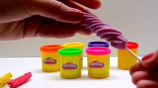Coloré pour amusement amusement enfants Méga jouer tordu vidéos Doh popsicle