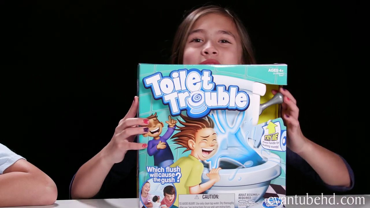 TOILET TROUBLE CHALLENGE!!! w/ SLOW-MO Flush Cam!