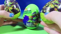 Teenage Mutant Ninja Turtles Kinder Surprise eggs Toys Opening Unboxing