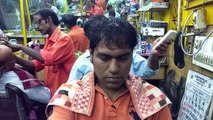 Intense Asmr comb head massage by old school barber
