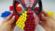 Learn Colors Spider-Man Mask Face Paint Children Finger Family Song Nursery Rhymes Video E