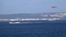 Çanakkale Rus Savaş Gemisi Çanakkale Boğazından Geçti