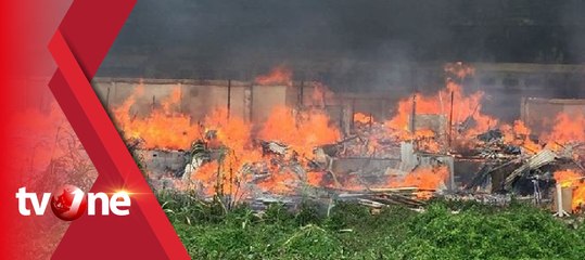 Api Lalap Puluhan Rumah di Pemukiman Kumuh Pademangan