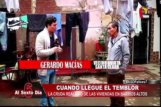 Cuando llegue el temblor: la cruda realidad de las viviendas en Barrios Altos